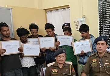 6 thieves arrested by East Agartala Police. TIWN Pic Dec 1